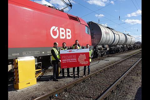 Rail Cargo Group has launched its own 'seamless, high-frequency' twice-weekly service between Linz and Duisburg.